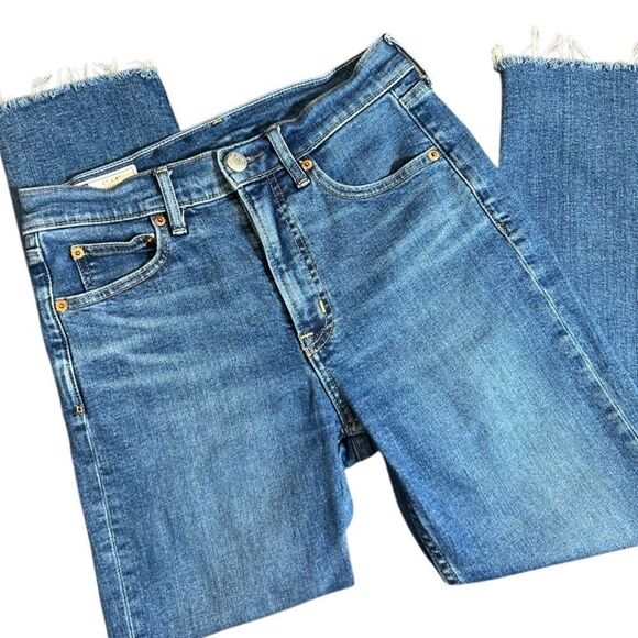 Gap High Rise Cigarette Jeans slim straight ankle Size 27 4 Petite - Picture 4 of 16